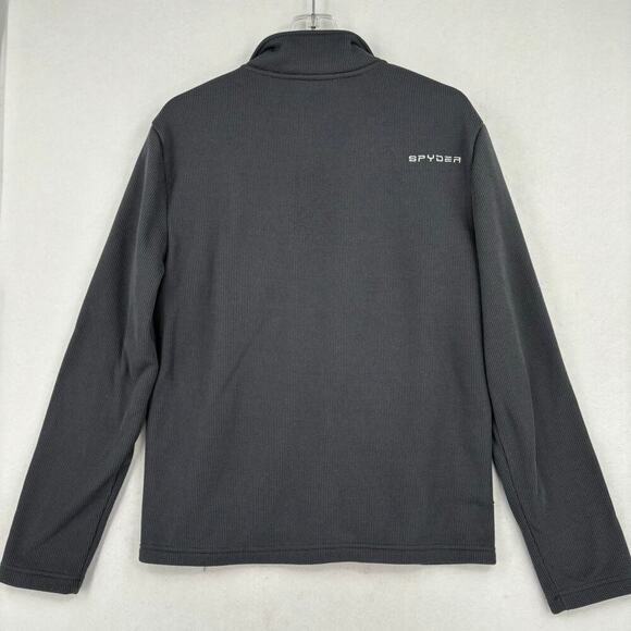 Spyder Jacket Full Zip Quilted and Thermal Fleece Lined Red Gray Men's S - Picture 9 of 14